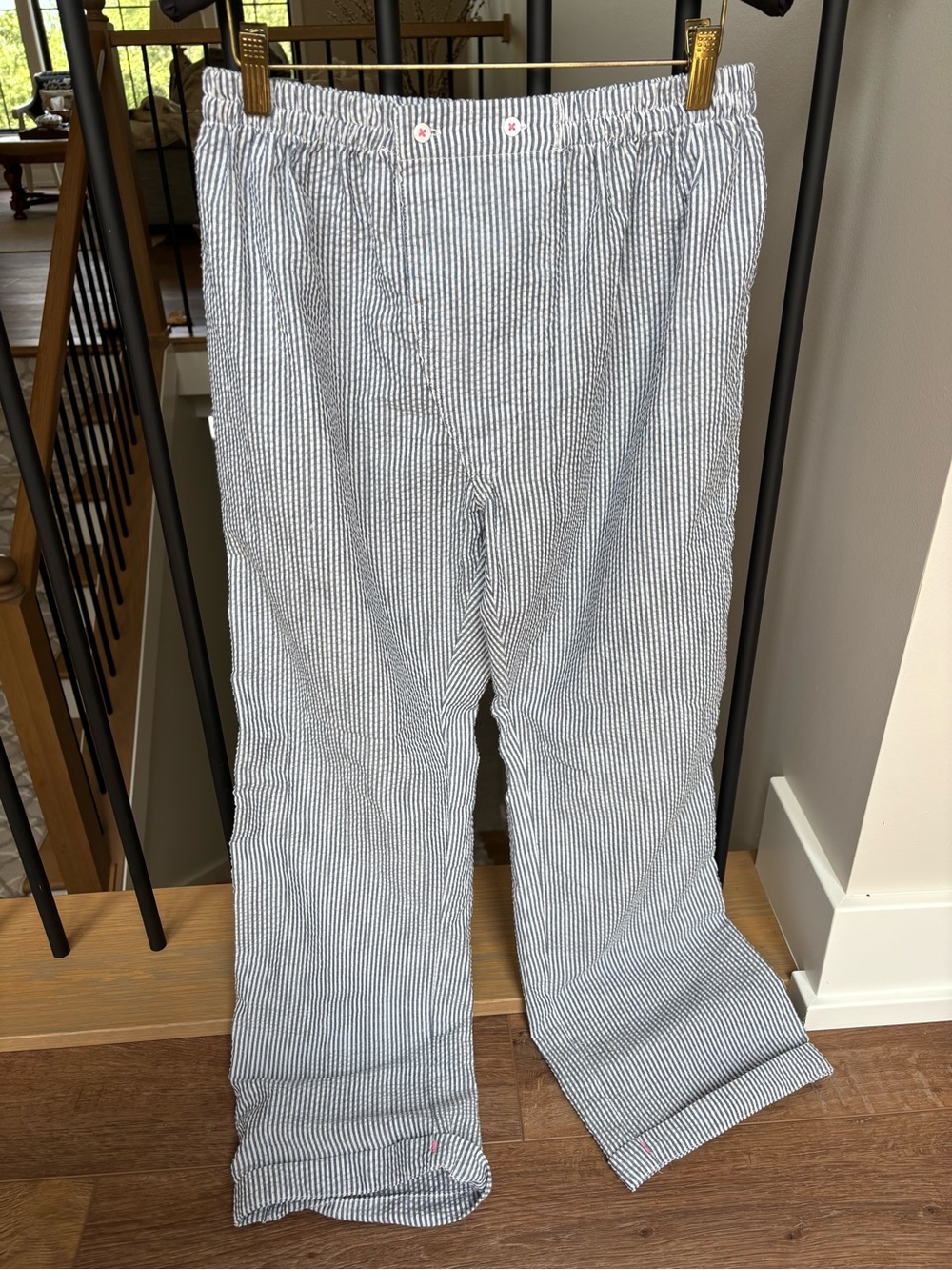 Free People Intimately by Free People Cloud Nine Blue & White Striped Pants